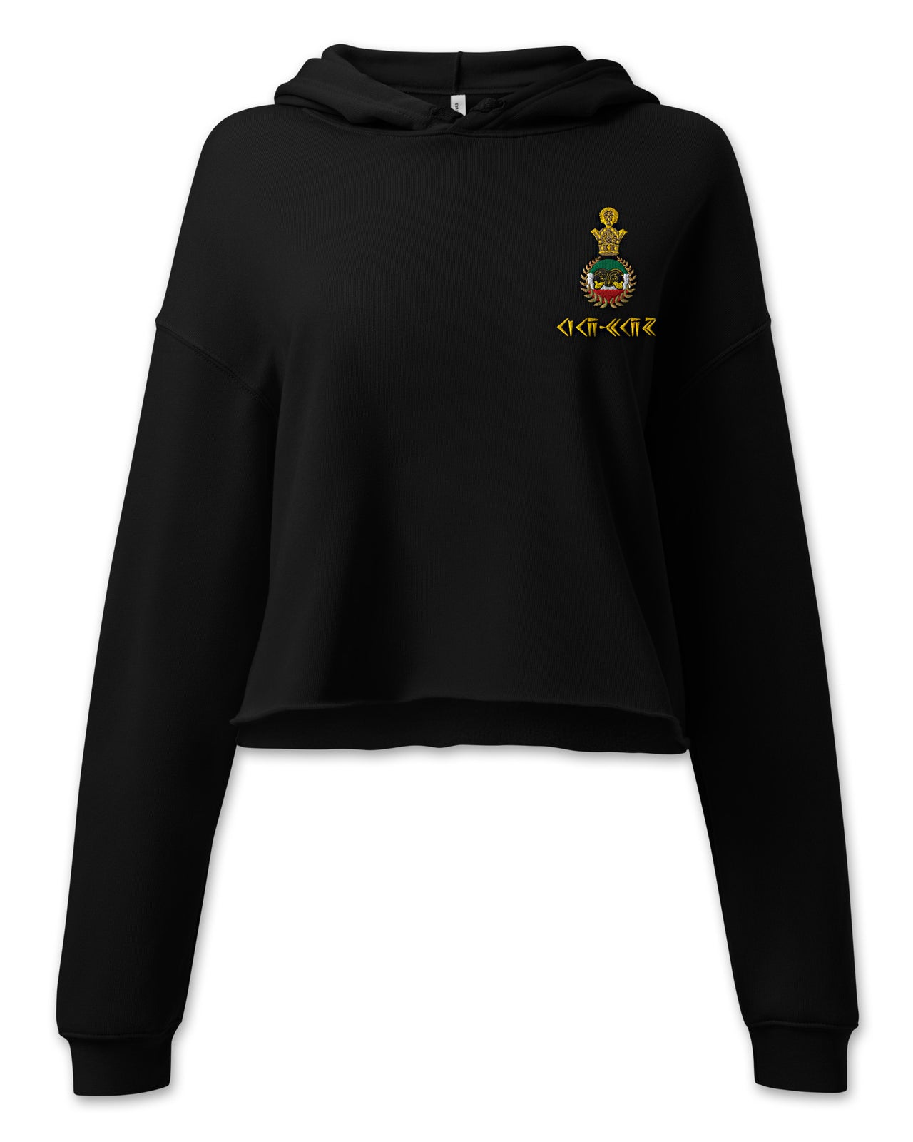 CYRUS Imperial Logo Crop Hoodie