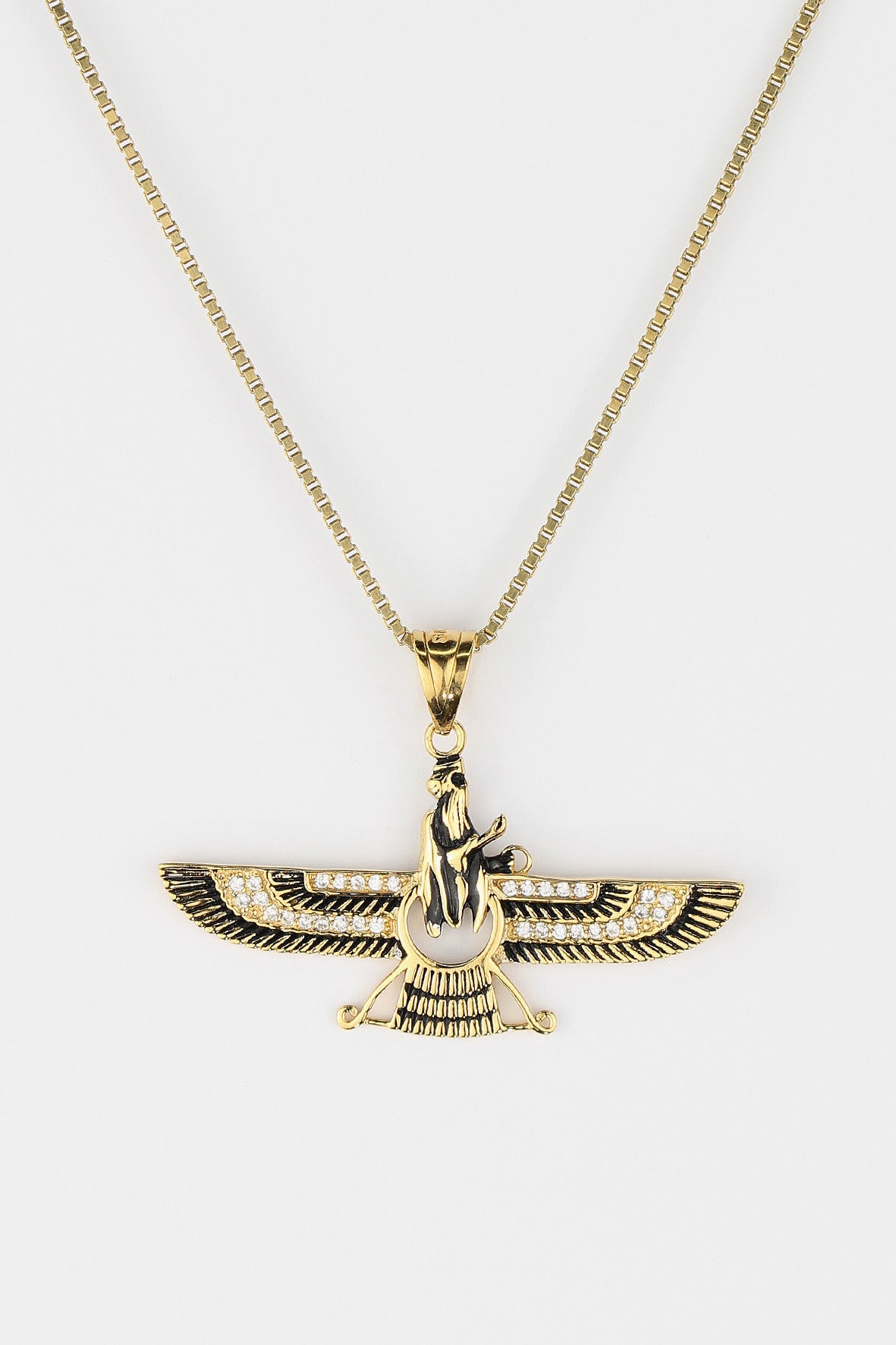 FARAVAHAR 925 SILVER LIMITED NECKLACE