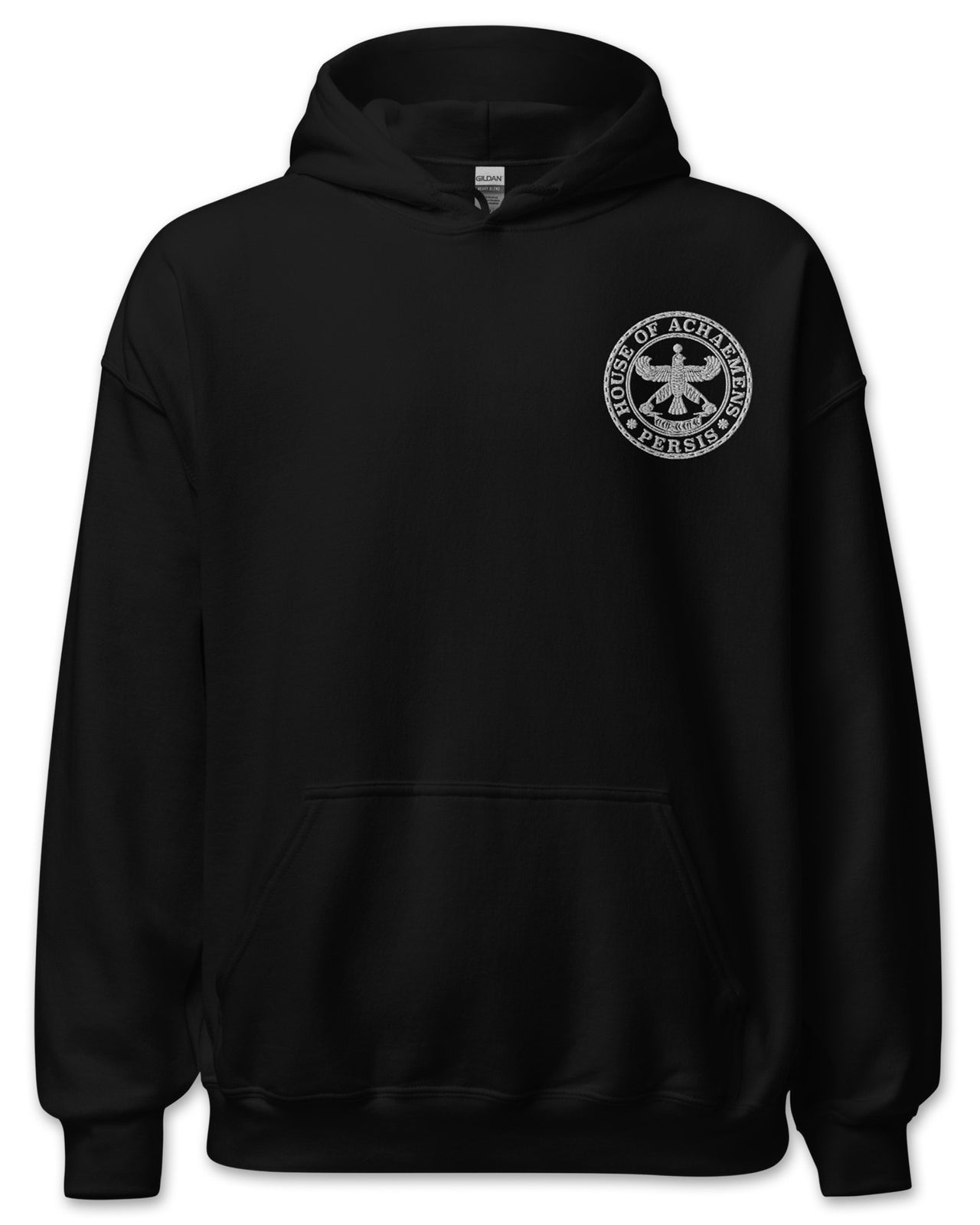 House of Achaemenes Embroidered Basic Hoodie