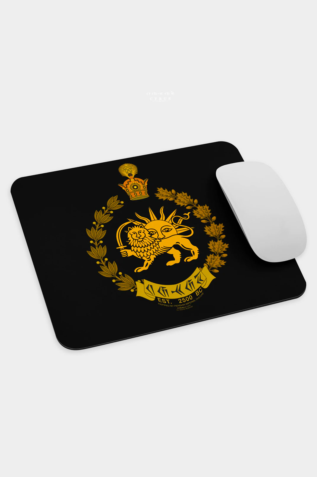 SHIR o KHORSHID BADGE MOUSE PAD