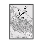 PERSIAN CITIES MAP WALLART - CYRUS GALLERY